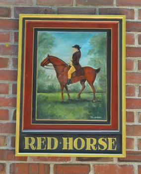 RED HORSE PUB SIGN