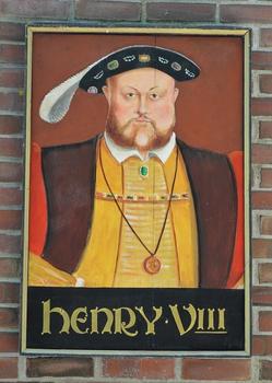 "Henry VIII" PUB SIGN